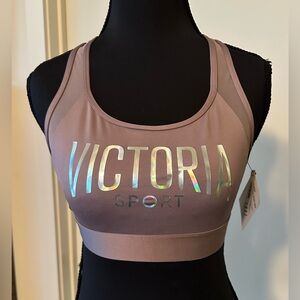 Victoria’s Secret The Player Racerback Sport Bra in Mauve. NWT. Size XS